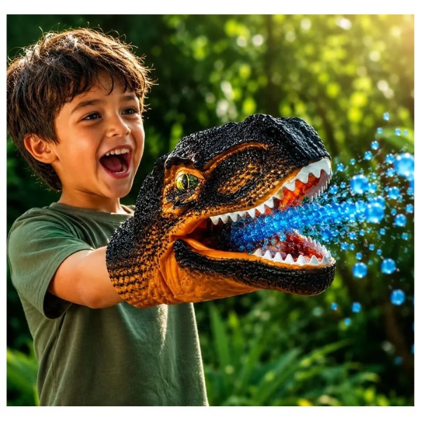 Guante De Juguete Dinosaurio Lanza Bolas