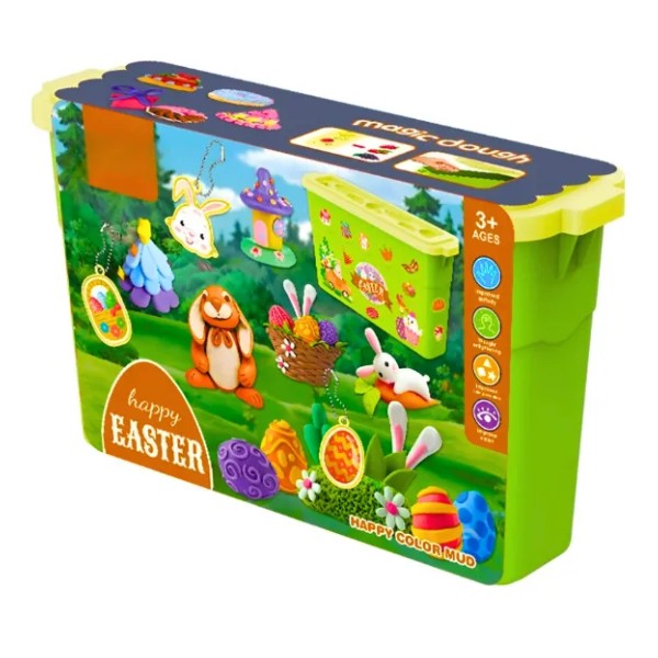 Masas Y Plastilinas Conejo Pascua Multicolor
