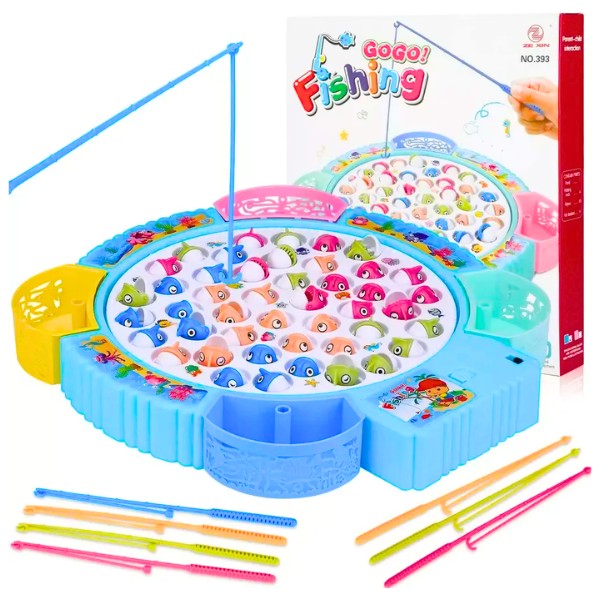 Juego De Mesa Juguetes Giratorio De Pesca Gigante