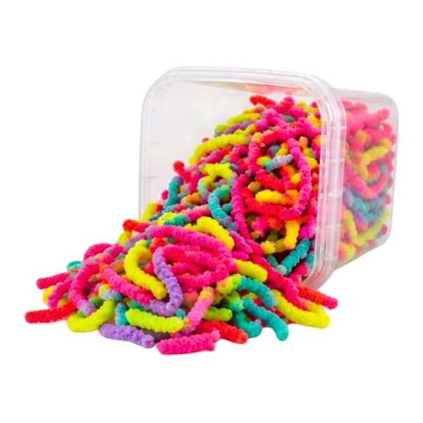 Squishy Gusanos Magicos Sensorial Multicolor