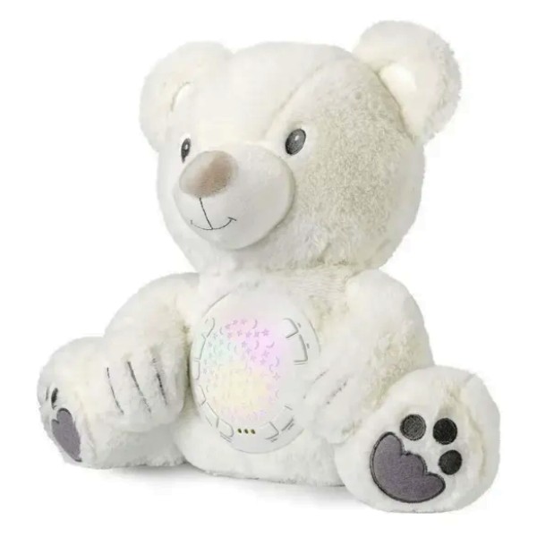 Peluche Con Sonido Ruido Blanco Luz Nocturna Osito
