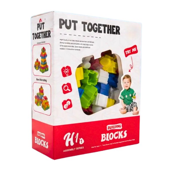 Bloques Armables Didácticos Para Niños Sensorial Colores