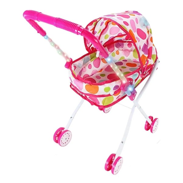 Coche De Muñeca Juguete Niña Plegable