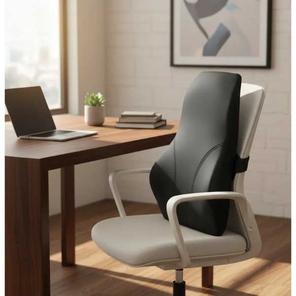 Respaldo Ergonómico Silla Oficina Funda Acolchada Soporte
