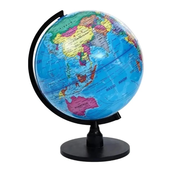 Globo Terráqueo Grande Mapa Político 40 Cms Alto