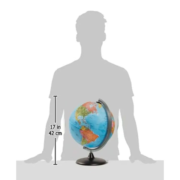 Globo Terráqueo Grande Mapa Político 40 Cms Alto