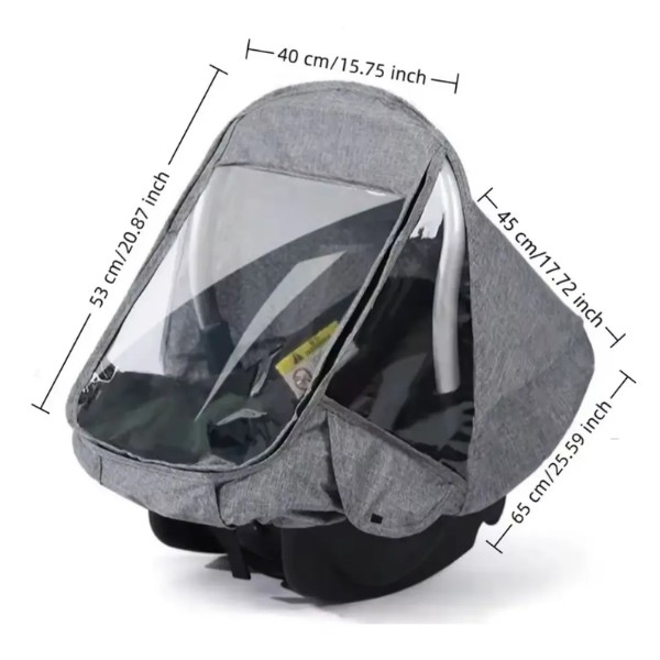 Protector De Lluvia Universal Para Huevito Bebé Impermeable