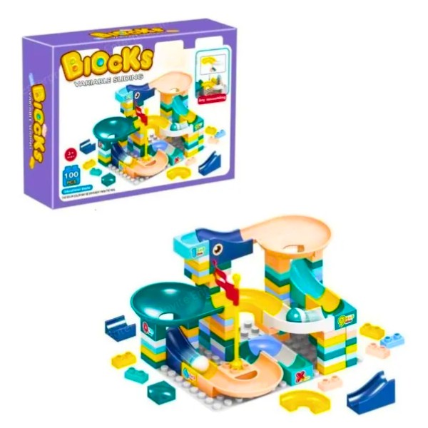 Mini Bloques Y Toboganes Juguete Educativo Para Niños