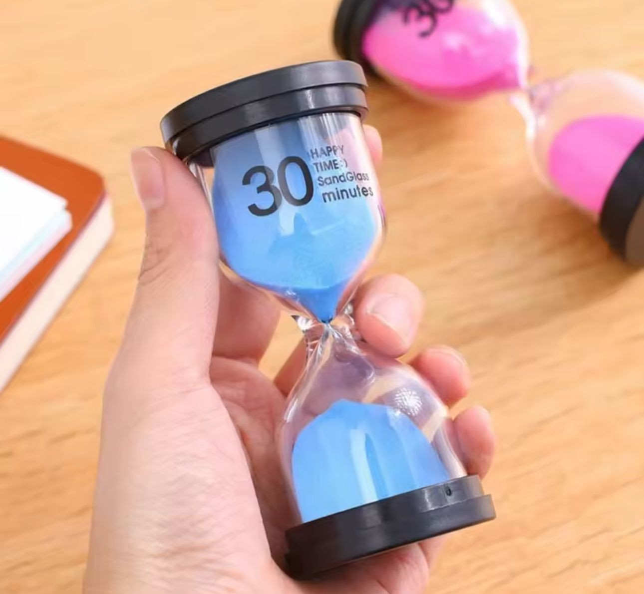 Reloj De Arena Movimiento Antiestrés Regulación 15 Minutos