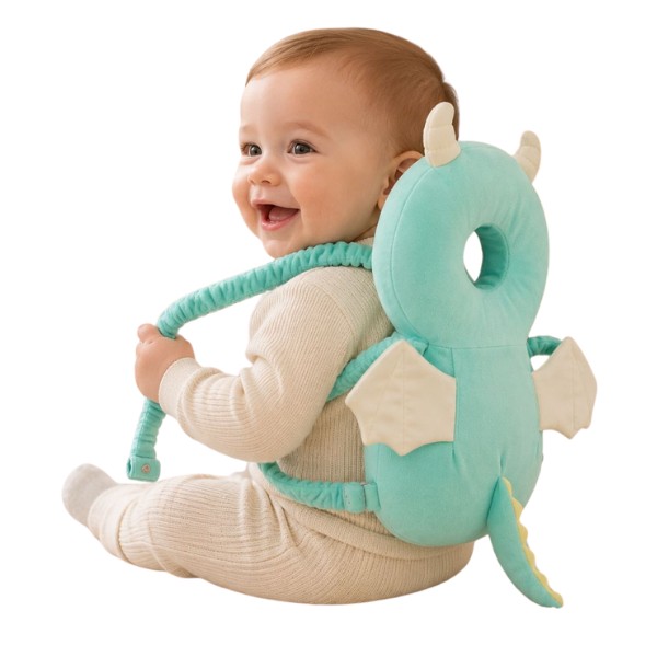 Almohada Protectora Para Bebé Mochila Anticaída Antigolpes