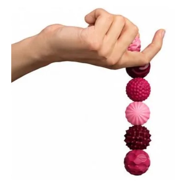 Set 6 Pelotas Masaje Antiestrés Terapéuticas Sensoriales