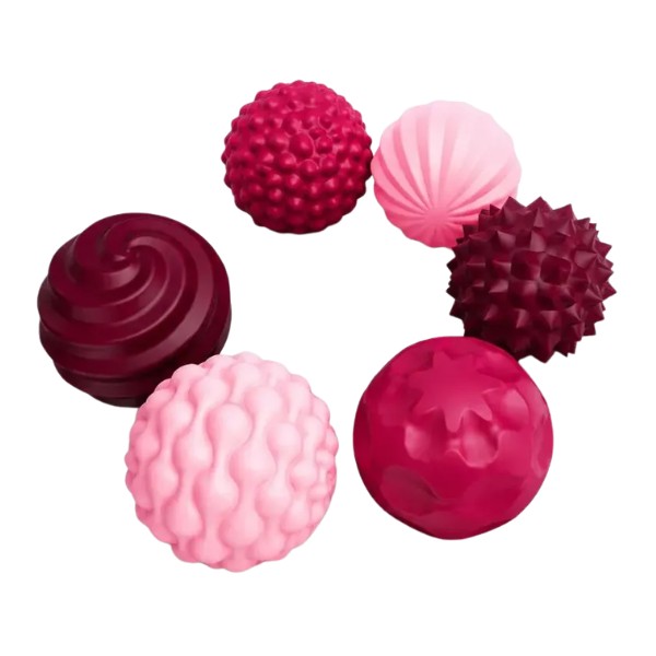Set 6 Pelotas Masaje Antiestrés Terapéuticas Sensoriales