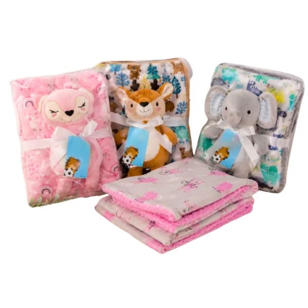 Manta Apego Bebé + Peluche Suave
