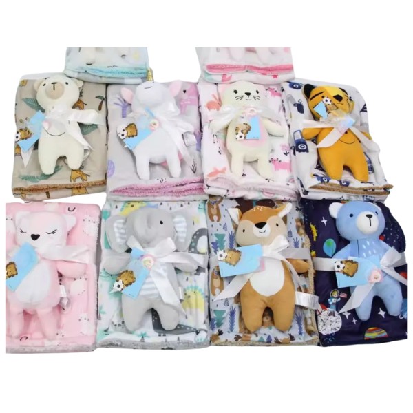 Manta Apego Bebé + Peluche Suave