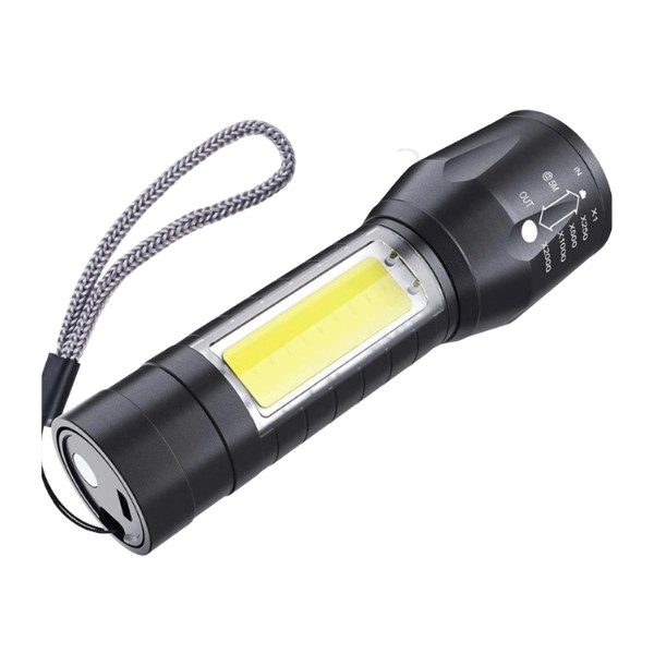 Linterna Tactica Recargable De Larga Distancia Led