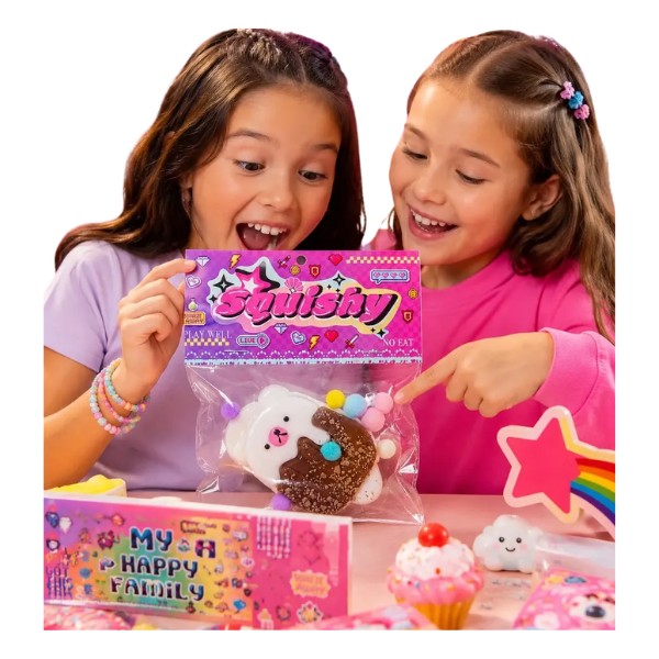 Squishy Paleta De Oso Chocolate Anti Estrés Sensorial