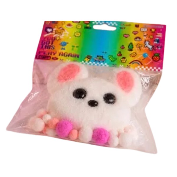 Squishy Perrito Frances Blanco Anti Estrés Sensorial