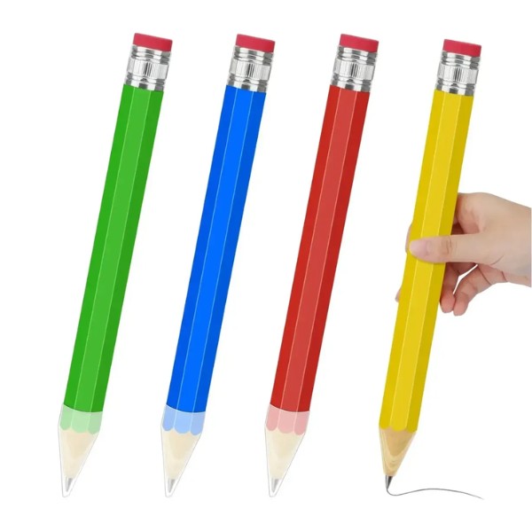 Lápiz Gigante De Colores Madera Niños
