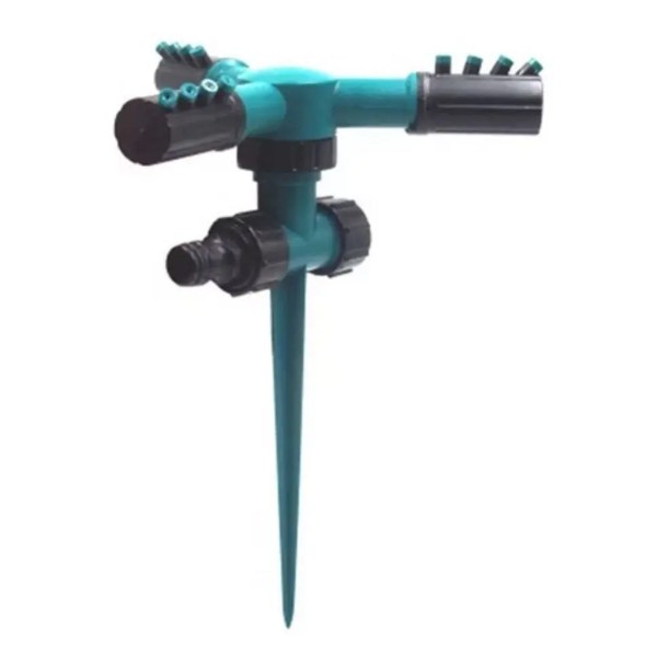 Aspersor Riego De 3 Brazos Giratorio 360 Para jardín