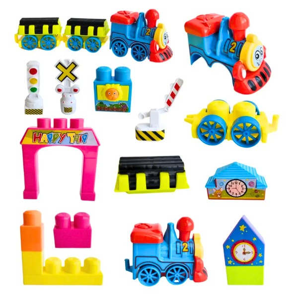 Tren Musical Didáctico Con Bloques Armables Para Niños