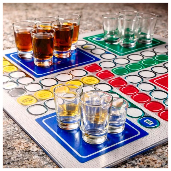 Juego De Mesa Ludo Beber Tragos 4 Jugadores
