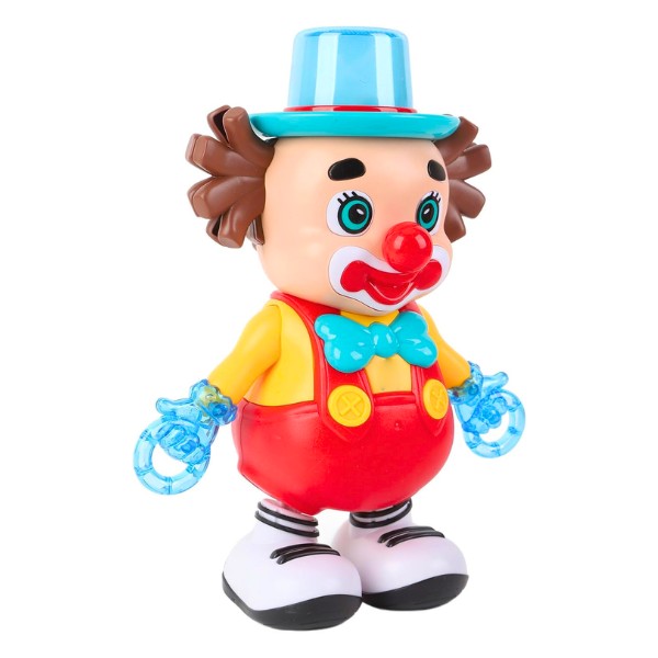 Robot Payaso Bailarín Juguete A Pila Juego Con Luz Y Sonidos