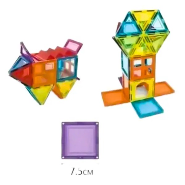 Juego De Bloques De Construcción Magnéticos 3d 26 Piezas