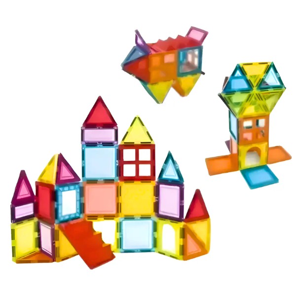 Juego De Bloques De Construcción Magnéticos 3d 26 Piezas