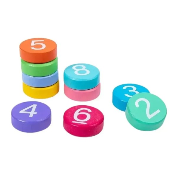 Juego De Madera Didactico Aprender Matematica Sumar Y Restar