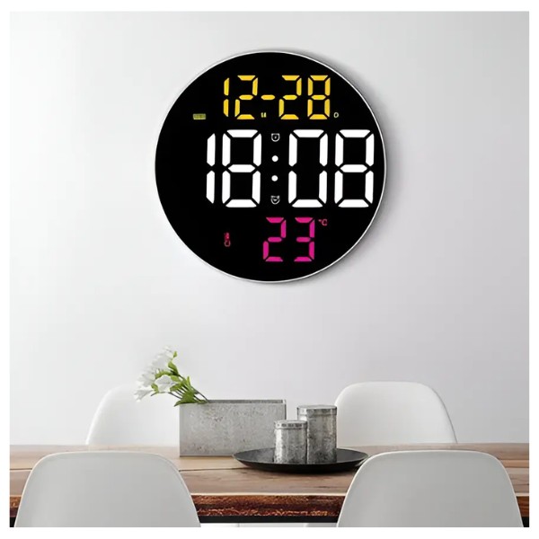 Reloj Pared Redondo Led