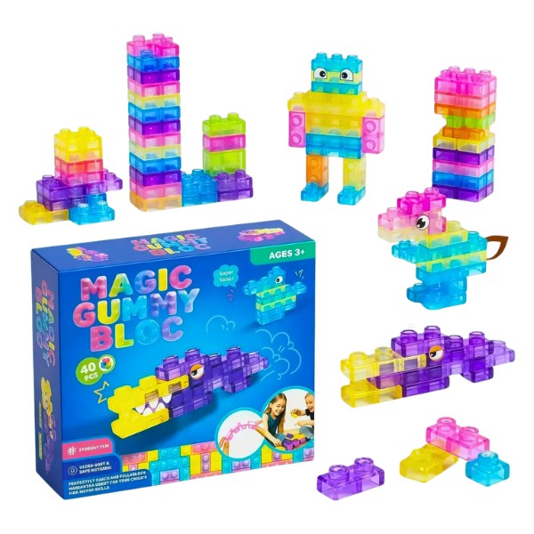 Bloques De Gelatina Construcción Para Niño Silicona