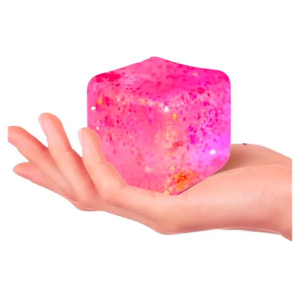 Cubo Sensorial Purpurina Gel Antiestrés Niños Adultos