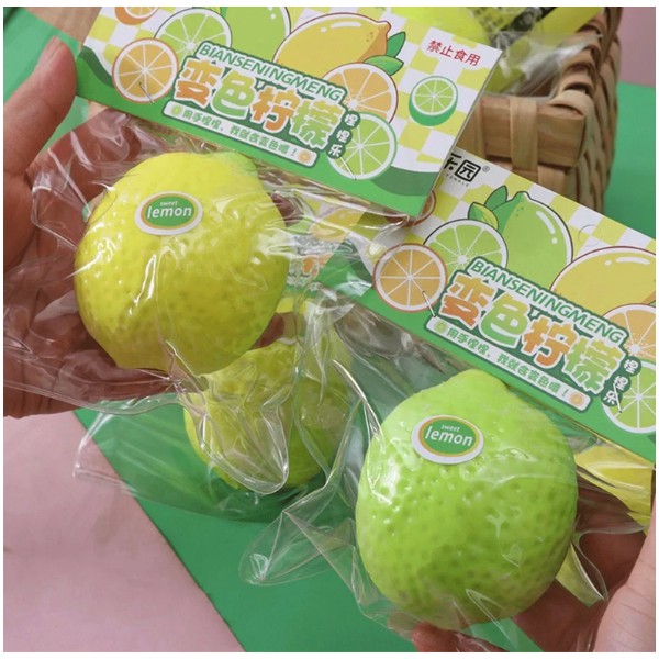 Squishy De Limon Antiestrés Diversion Niños