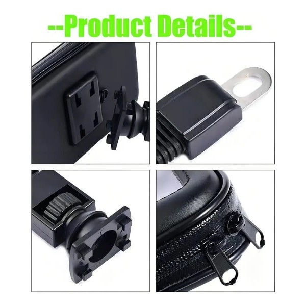Soporte Porta Celular Impermeable Manillar Bicicleta Moto