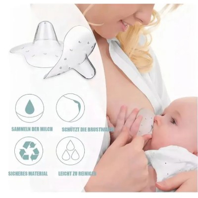 Pezoneras Para Lactancia Silicona Ultra Delgadas Caja