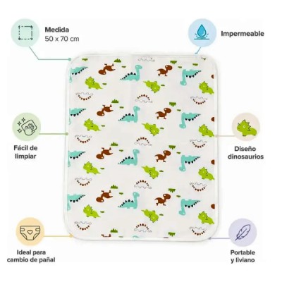 Mudador Cambiador Bebé Impermeable