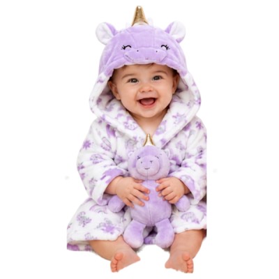 Bata De Baño Polar Bebé + Tuto De Apego
