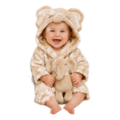 Bata De Baño Polar Bebé + Tuto De Apego