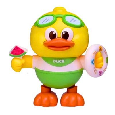 Pato Juguete Musical Bailarin Con Luces Para Bebes Niños