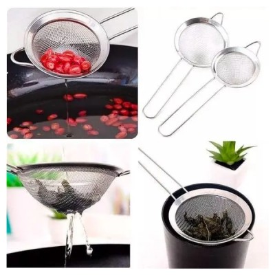 Colador Acero Inoxidable Multiuso 16cm Repostería Cocina