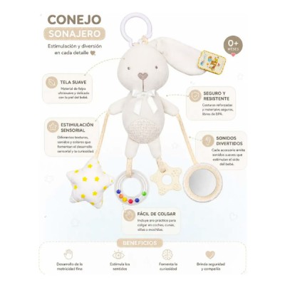 Set De Regalo Baby Shower Bebé Recién Nacido Conejo Unisex