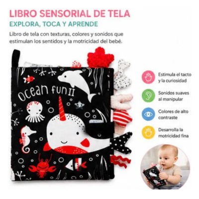 Set Estimulación Para Bebes 0 A 3 Meses Sensorial Box Regalo