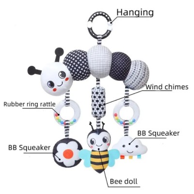 Juguete Colgante Sensorial Bebe Cascabel Cuna Cochecito
