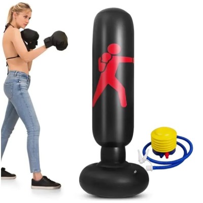 Saco De Boxeo Inflable + Inflador