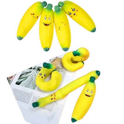 Squishy Banana Plátano Juguete Sensorial Antiestrés