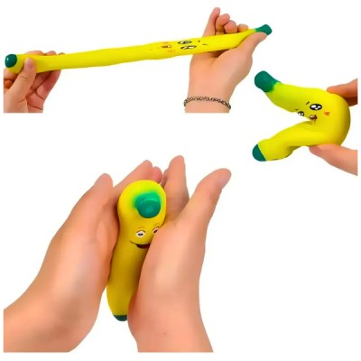 Squishy Banana Plátano Juguete Sensorial Antiestrés