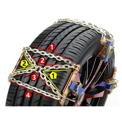 Cadena Para Nieve 6 Unidades Auto Camioneta Ajustable