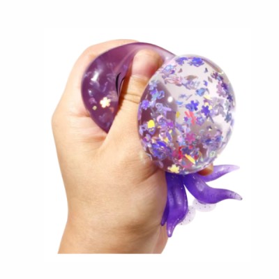 Pulpo Squishy Brillante Antiestrés Niños y Adultos