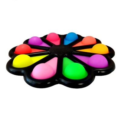 Spinner Juguete Sensorial Giratorio Flor Antiestrés Multicolor