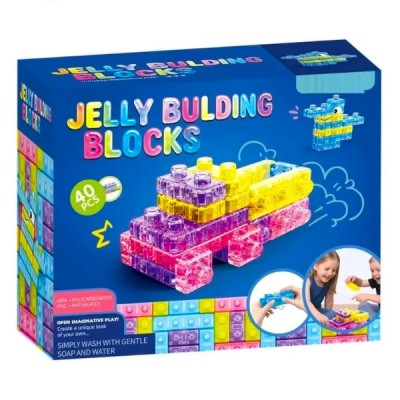Bloques De Gelatina 40 Pcs Juguete Armable Niños